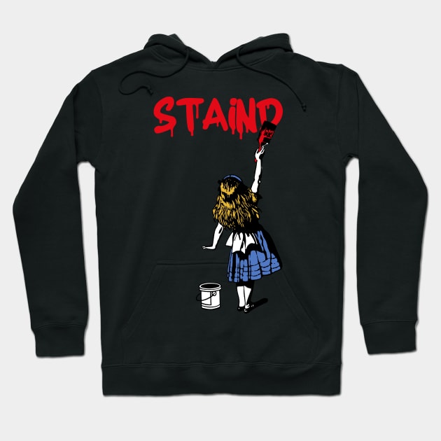 staind and the paint girl Hoodie by j and r